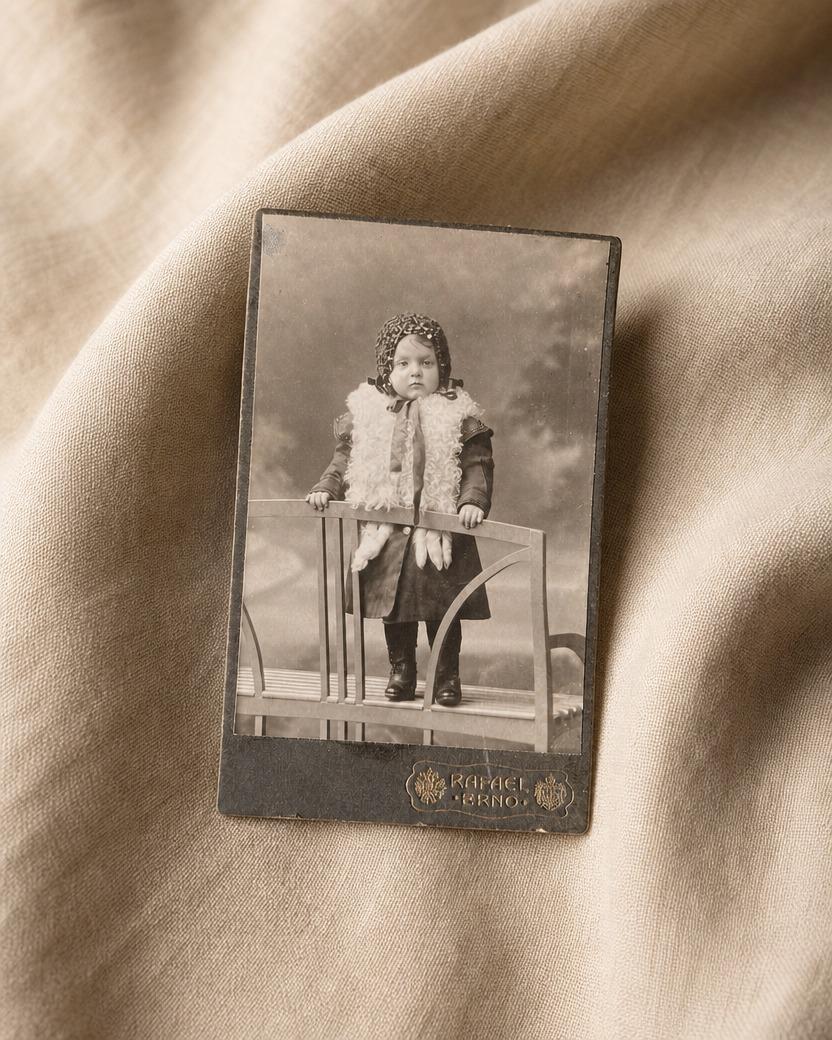 Rafael Court Photographer - Child in a Fur Coat