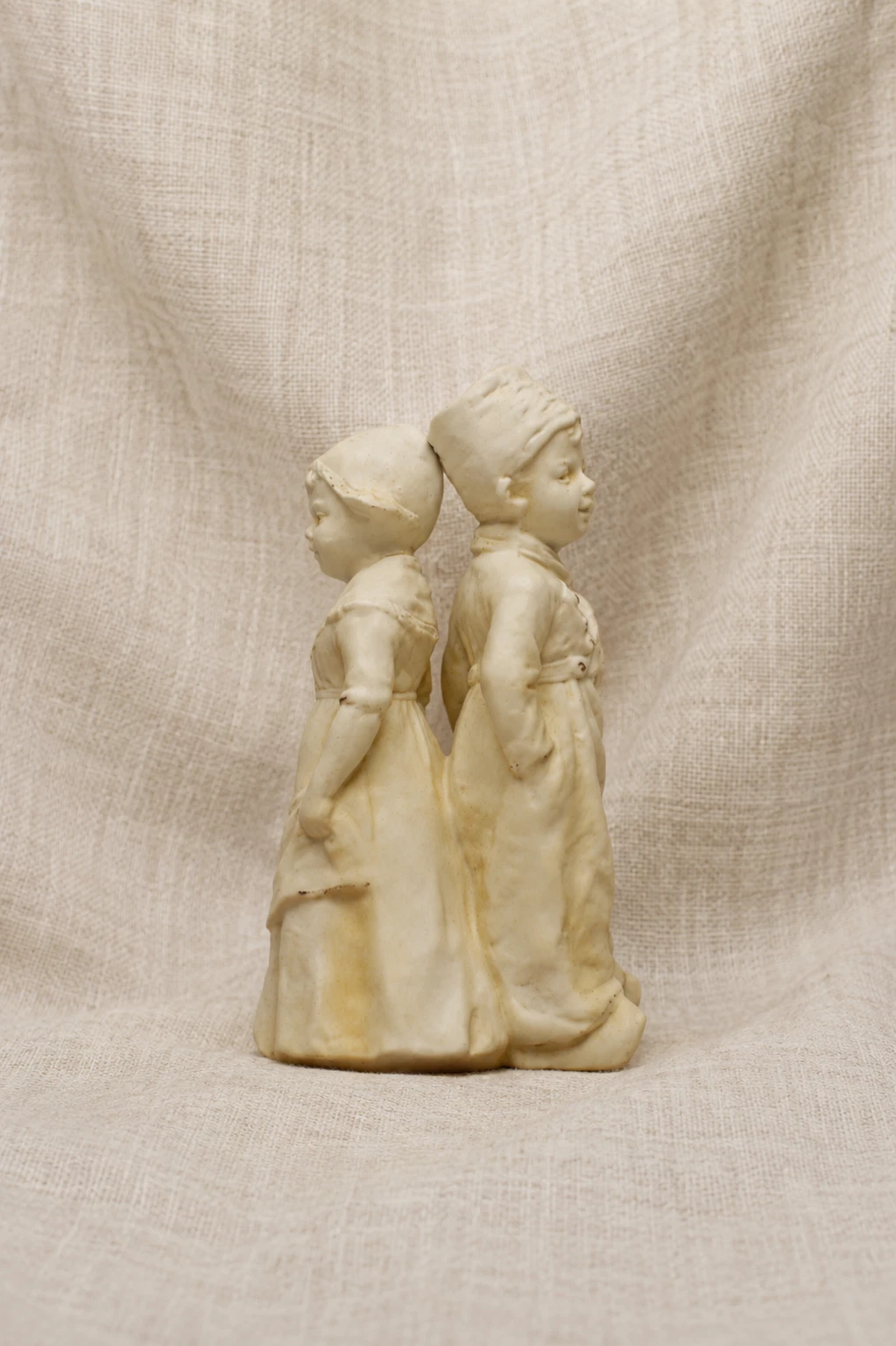 Boy and Girl in Dutch Folk Costume