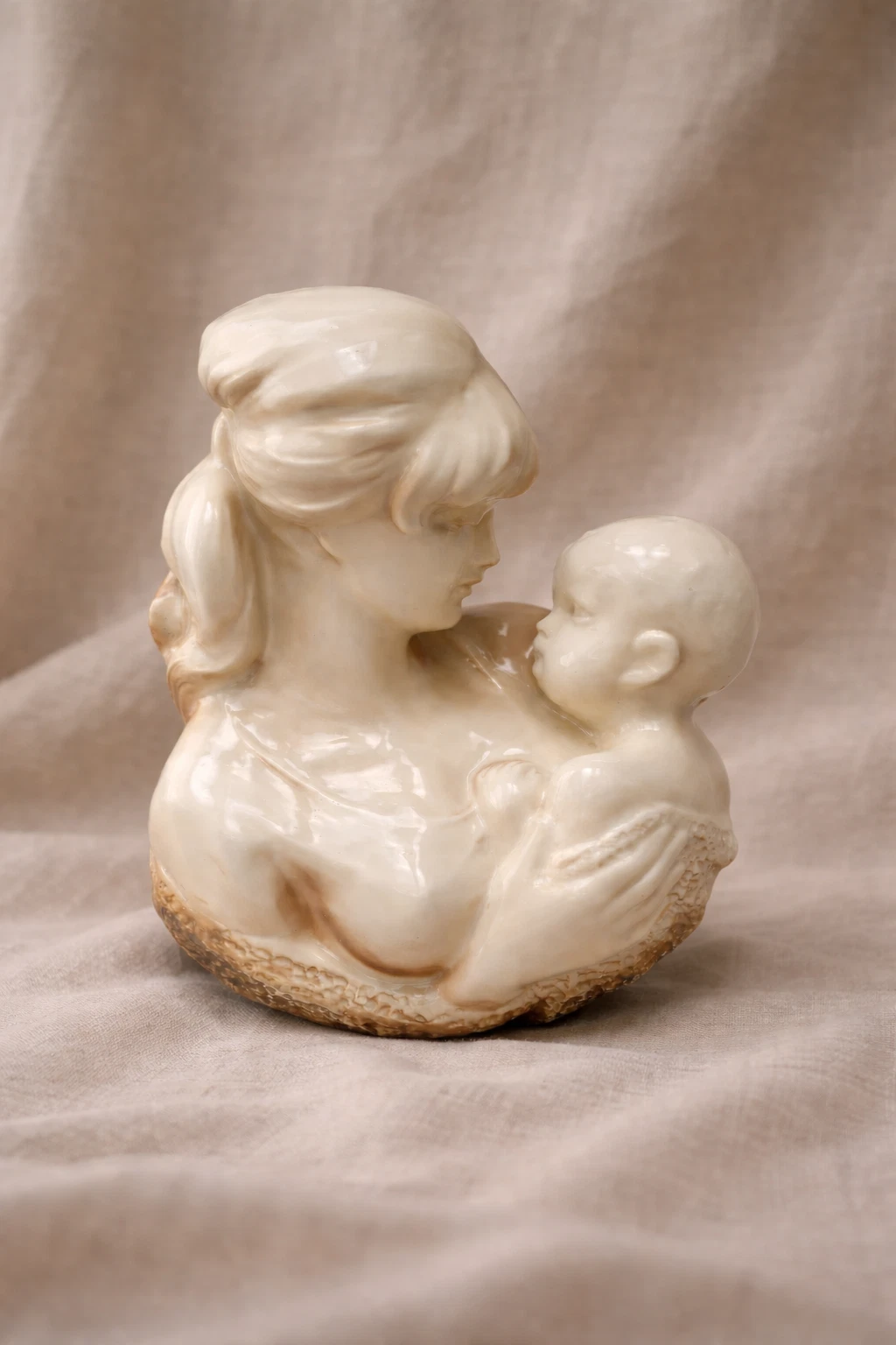 Bohumil Kokrda - Mother and Child (Ivory Glaze)