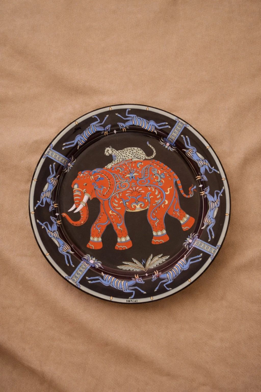 BOPLA Langenthal Plate, Elephant & Leopard
