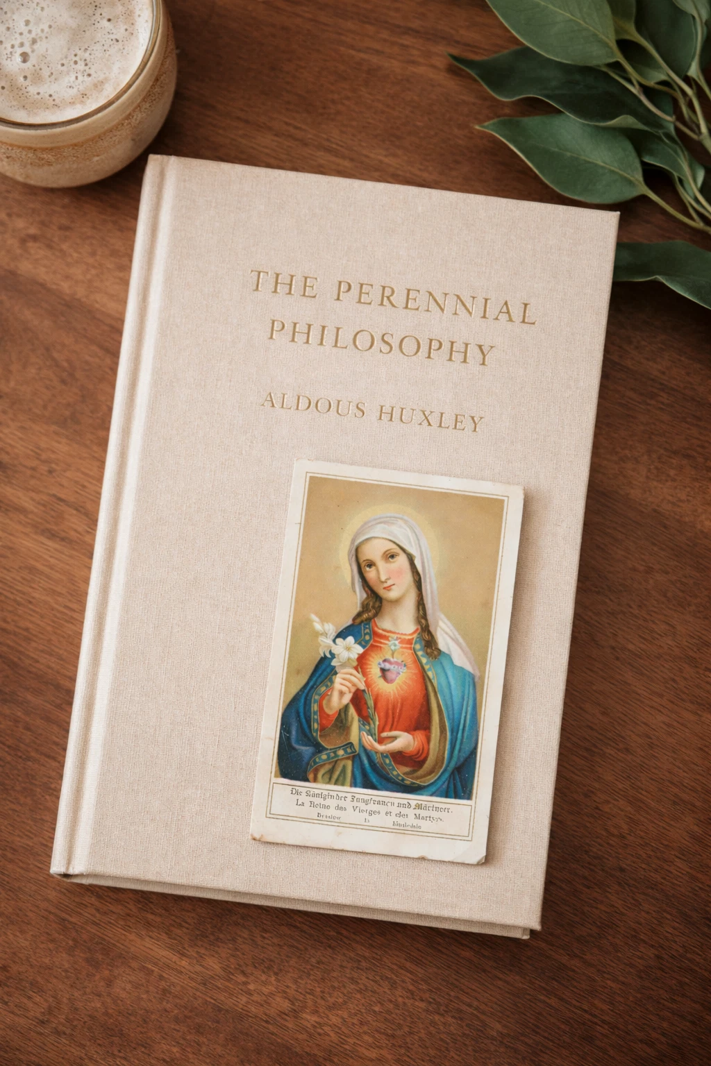 Holy Card, Virgin Mary Queen of Virgins and Martyrs