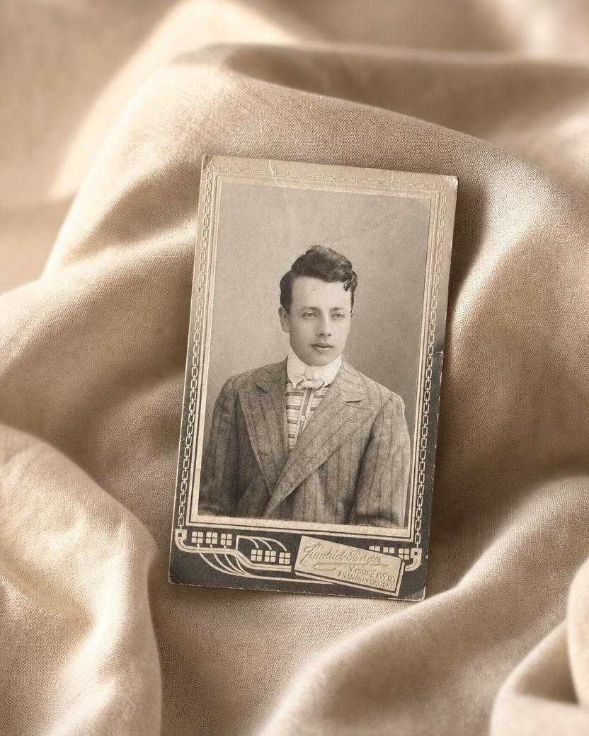 Frantisek Berger - Young Man in a Bow Tie