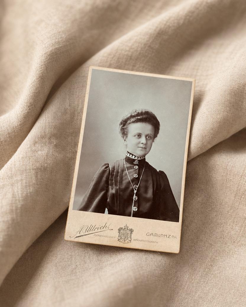 Gablonz a.N. - Young Woman with a Necklace