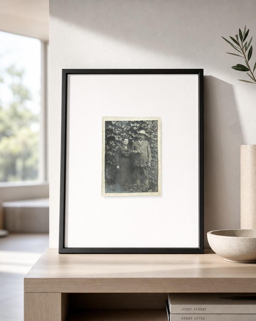 Couple in a Garden Setting, Unmarked Studio photo 2