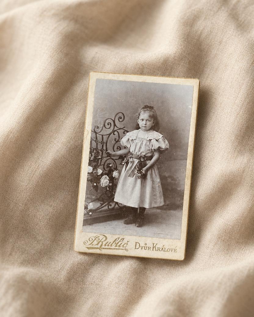 J. Rubic - Girl with Flowers