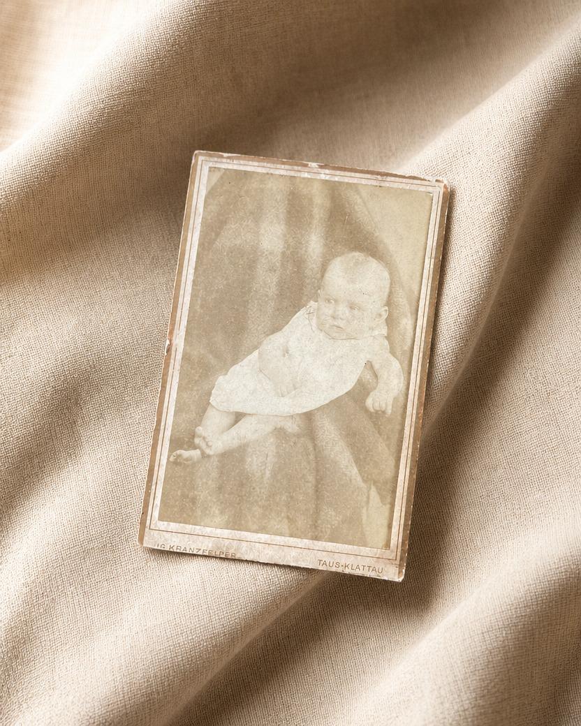 Taus-Klatovy - Infant, Faded Portrait