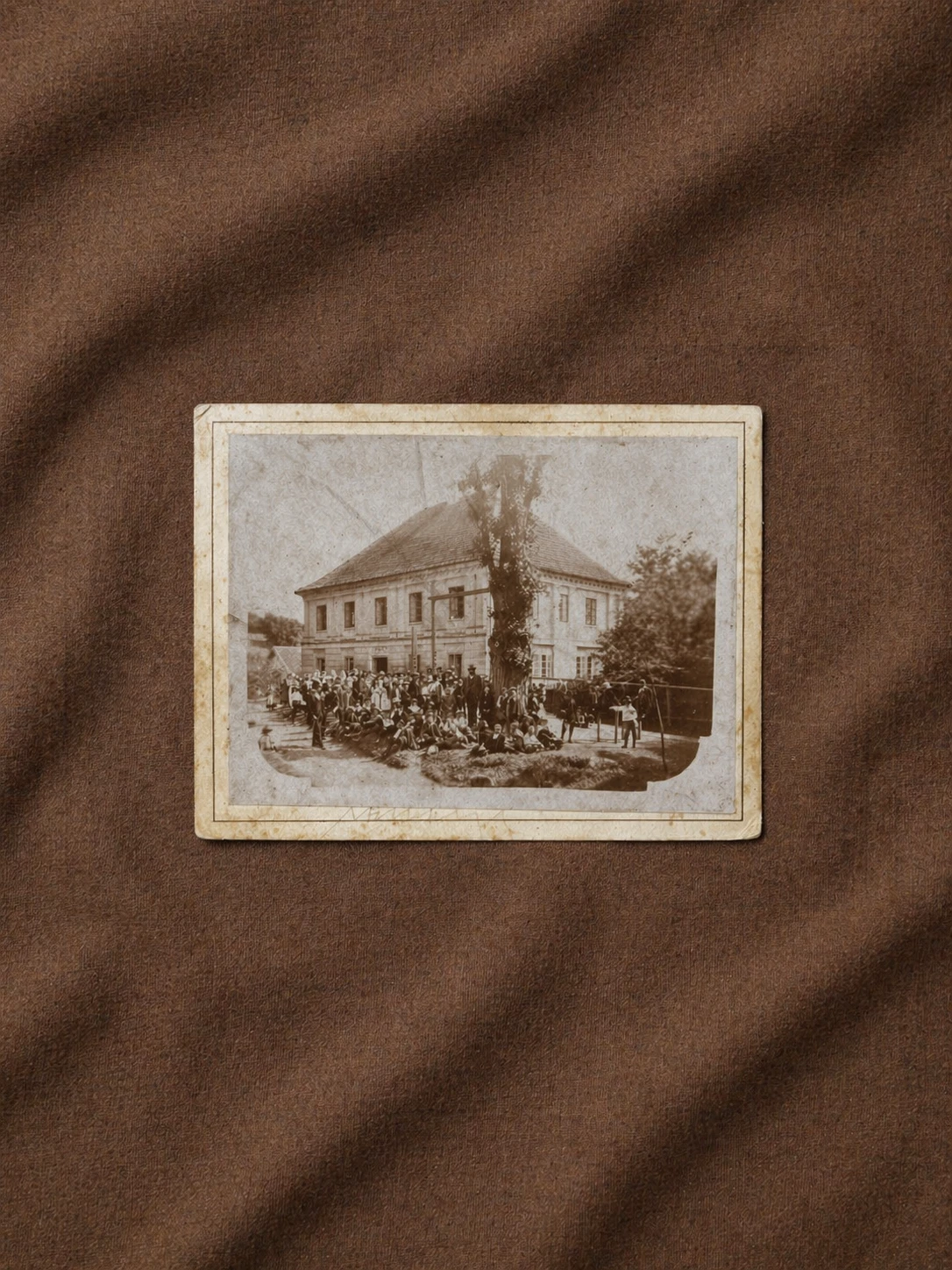 School Group Portrait, Rural Bohemia