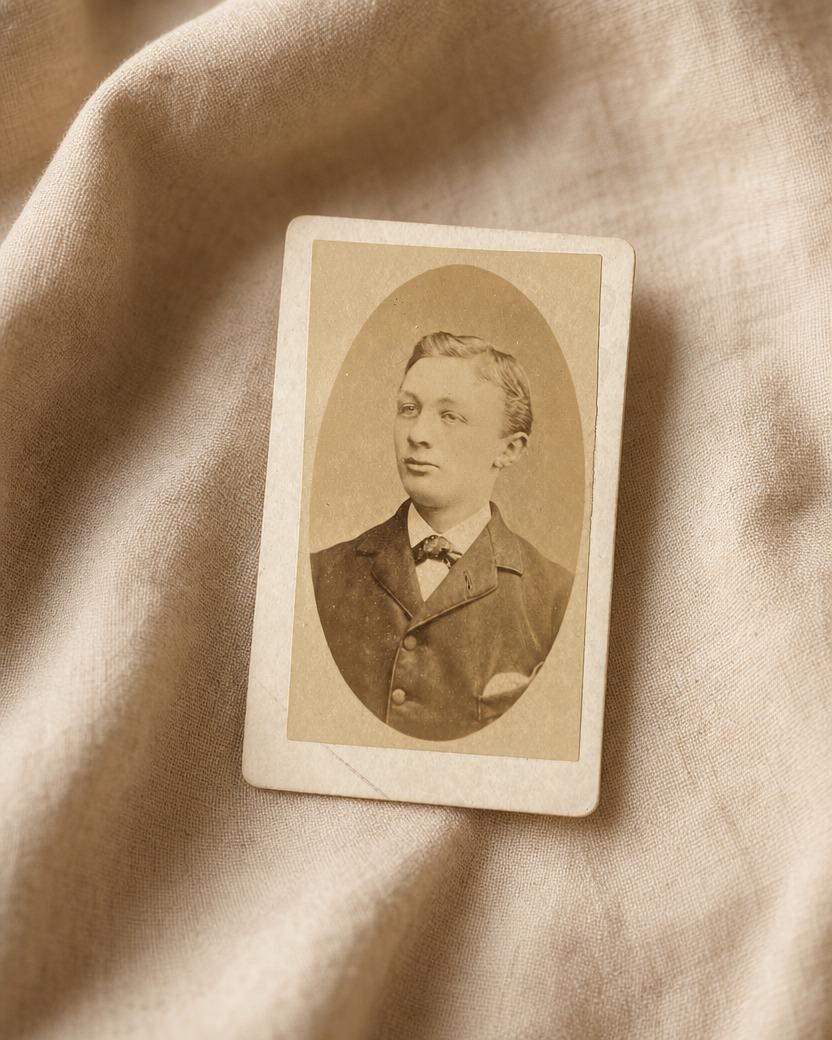 Young Man in a Bow Tie, Studio Unmarked